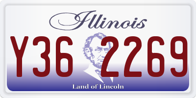 IL license plate Y362269
