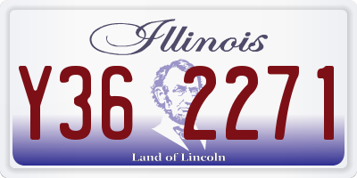 IL license plate Y362271