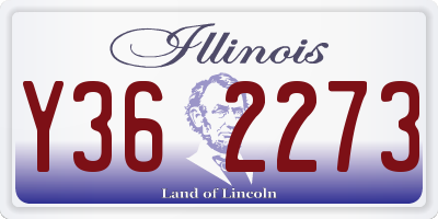 IL license plate Y362273