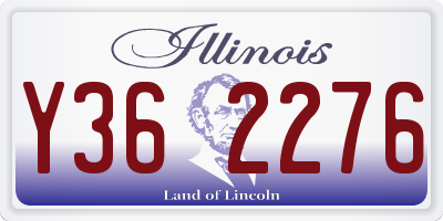 IL license plate Y362276