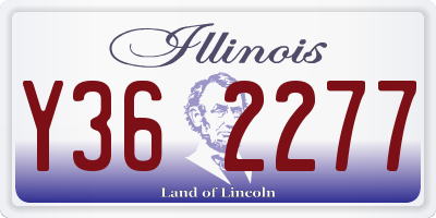 IL license plate Y362277