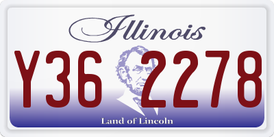IL license plate Y362278