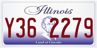 IL license plate Y362279