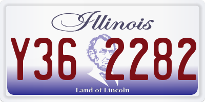 IL license plate Y362282