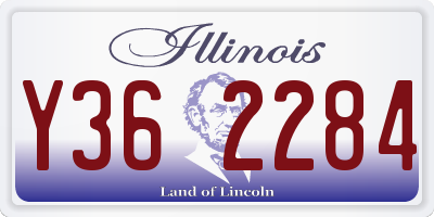 IL license plate Y362284