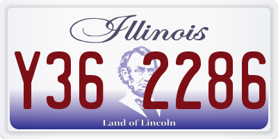 IL license plate Y362286