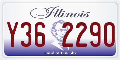 IL license plate Y362290