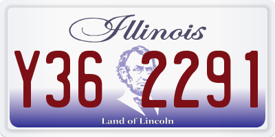IL license plate Y362291