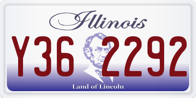 IL license plate Y362292