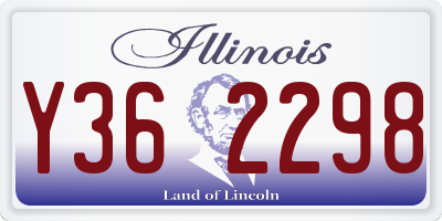 IL license plate Y362298