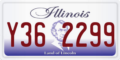 IL license plate Y362299