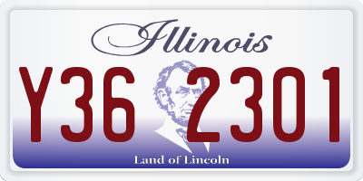 IL license plate Y362301