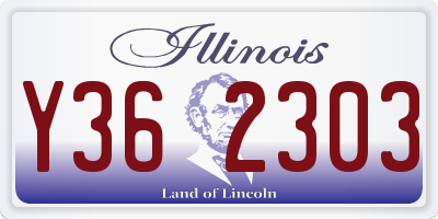 IL license plate Y362303