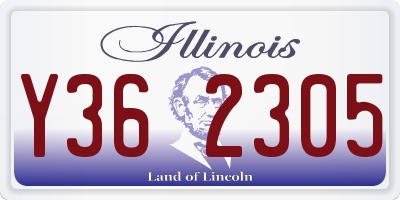 IL license plate Y362305