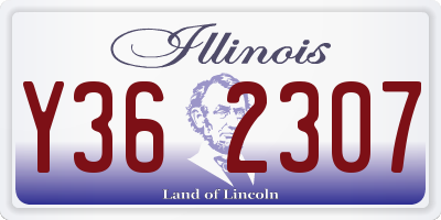 IL license plate Y362307