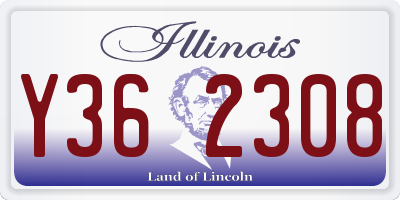 IL license plate Y362308