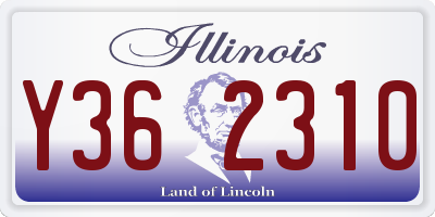 IL license plate Y362310
