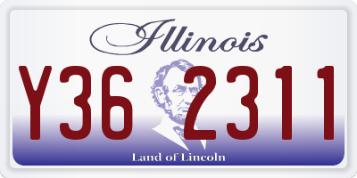 IL license plate Y362311