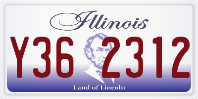 IL license plate Y362312
