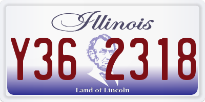 IL license plate Y362318