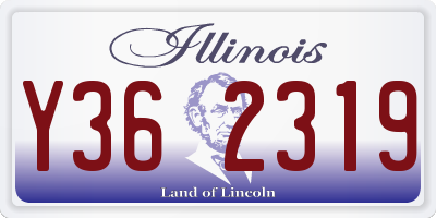 IL license plate Y362319