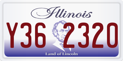 IL license plate Y362320