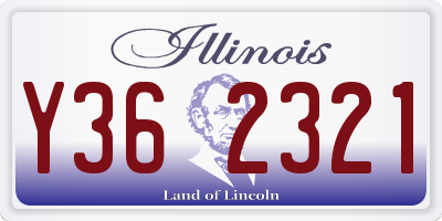 IL license plate Y362321