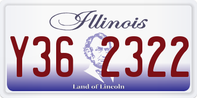 IL license plate Y362322