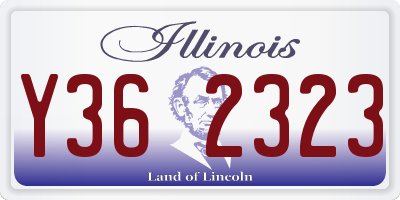 IL license plate Y362323