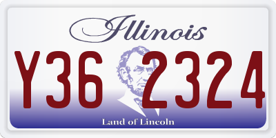IL license plate Y362324