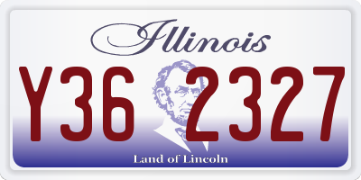IL license plate Y362327