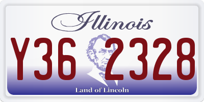 IL license plate Y362328