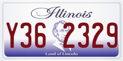 IL license plate Y362329