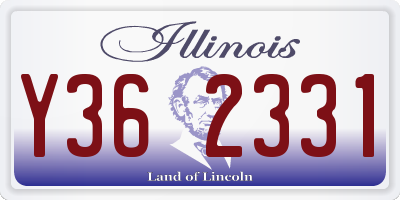 IL license plate Y362331
