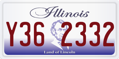 IL license plate Y362332