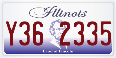 IL license plate Y362335