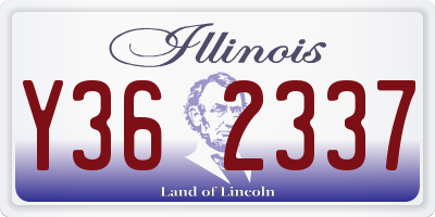 IL license plate Y362337