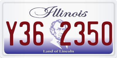 IL license plate Y362350