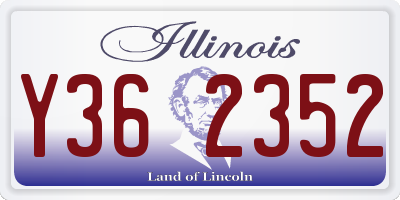 IL license plate Y362352