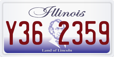 IL license plate Y362359