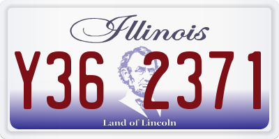 IL license plate Y362371