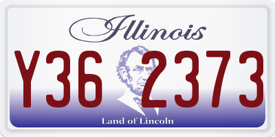 IL license plate Y362373