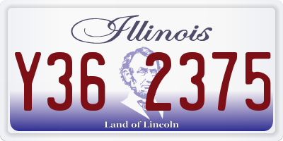 IL license plate Y362375