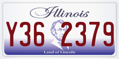 IL license plate Y362379