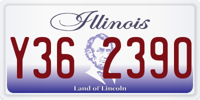 IL license plate Y362390