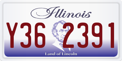 IL license plate Y362391