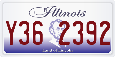 IL license plate Y362392