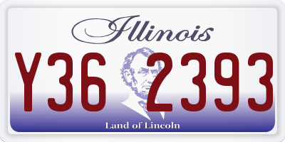 IL license plate Y362393