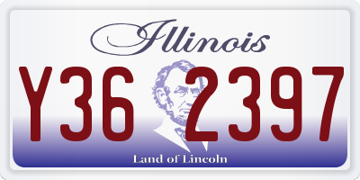 IL license plate Y362397