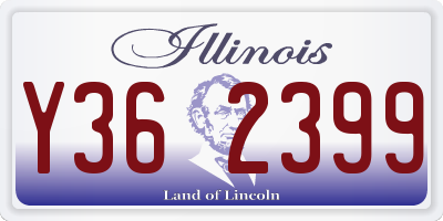 IL license plate Y362399
